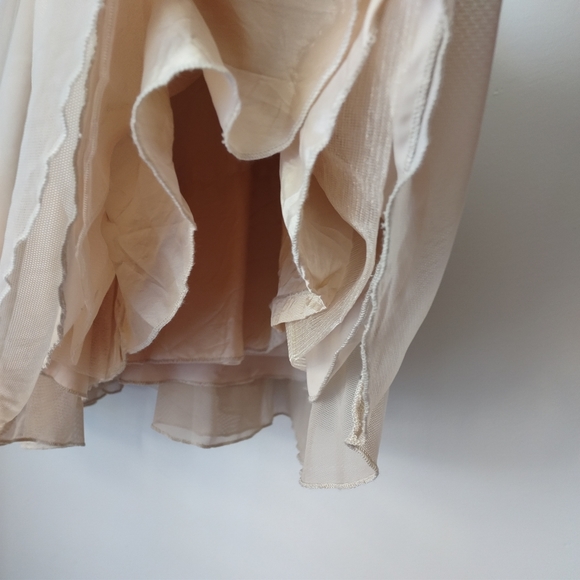 BLUSHFASHION Sweetheart Champagne girls dress, Champagne flower girl twirl dress - Picture 7 of 12